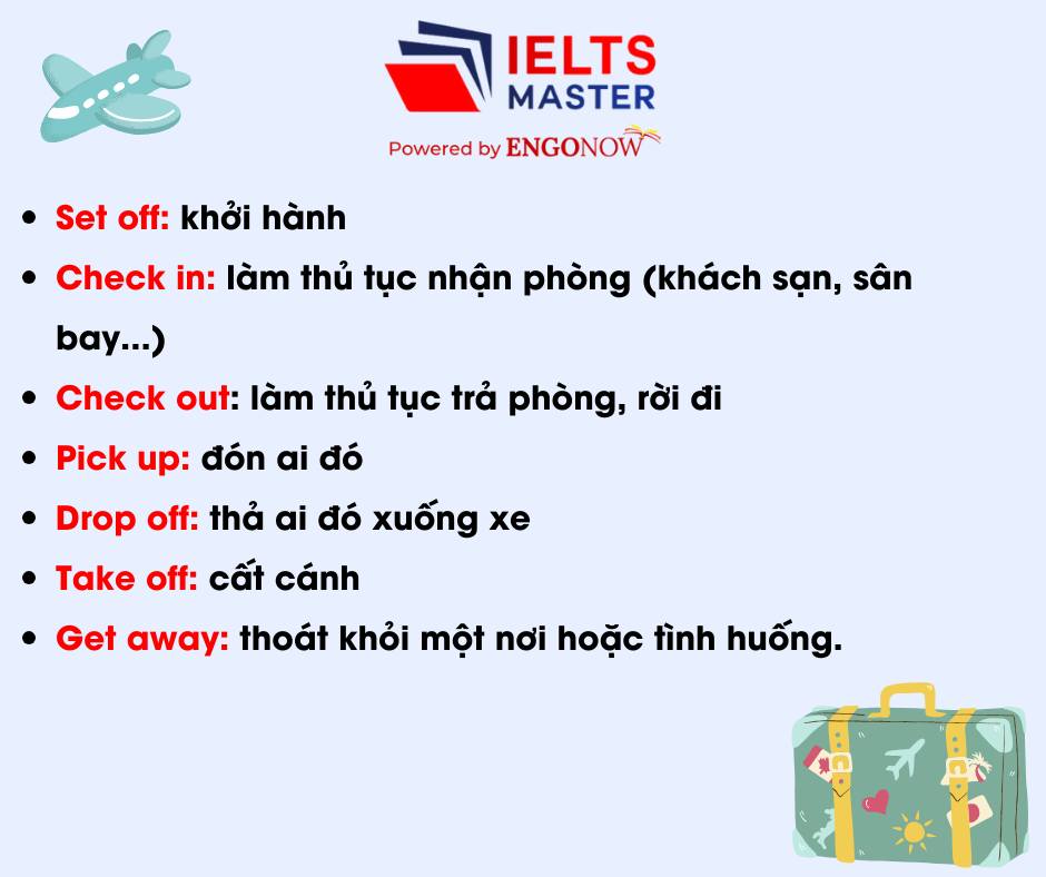 phrasal verb Travel