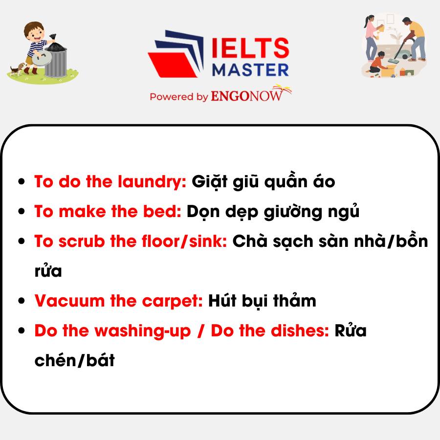 collocations housework