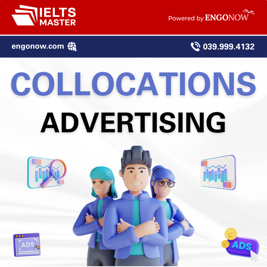 từ vựng collocations chủ đề Advertising