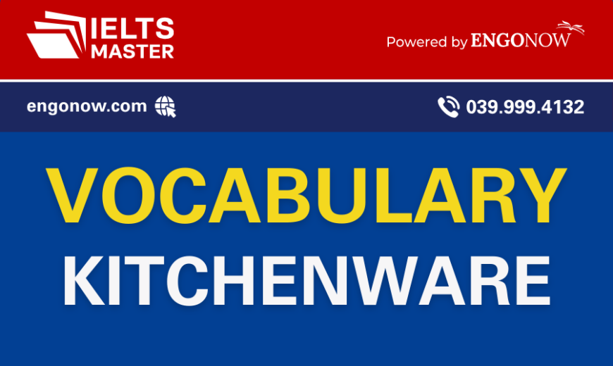 từ vựng chủ đề kitchenware