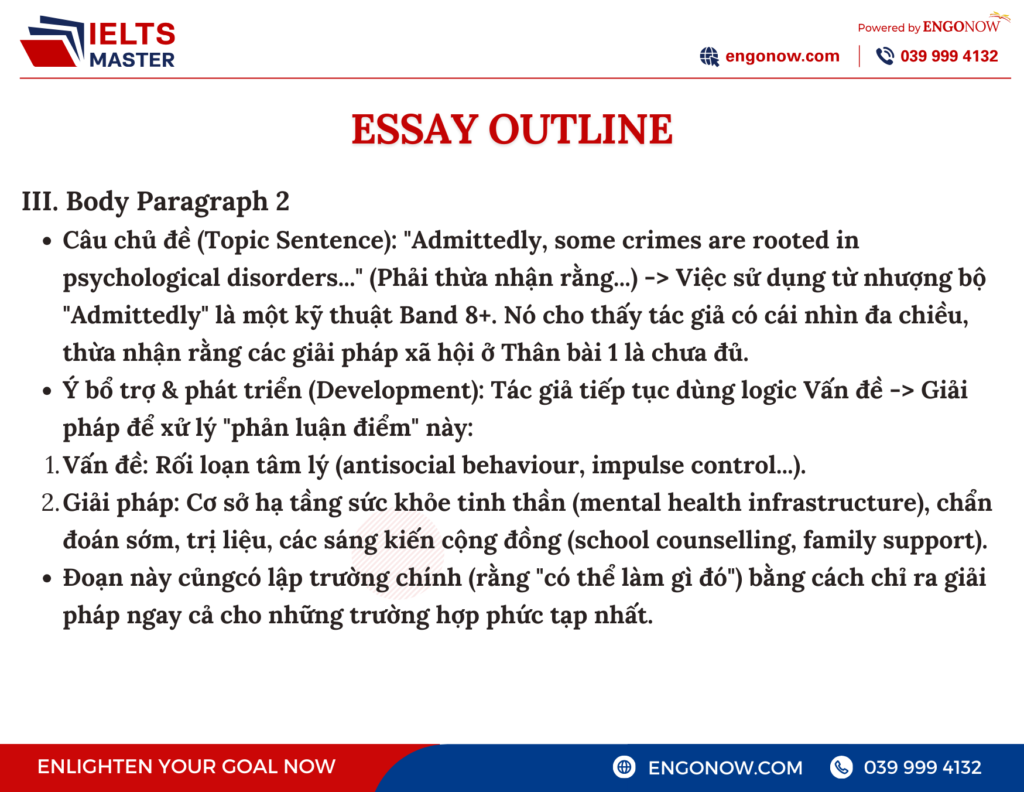 bài mẫu IELTS Writing Task chủ đề Crime