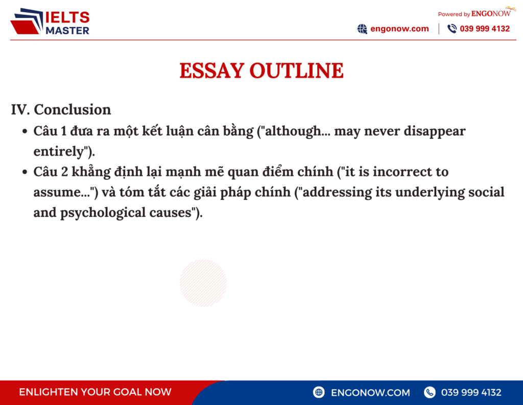 bài mẫu IELTS Writing Task chủ đề Crime