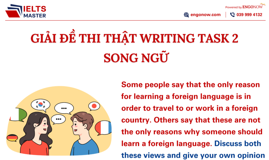 bài mẫu ielts writing task 2