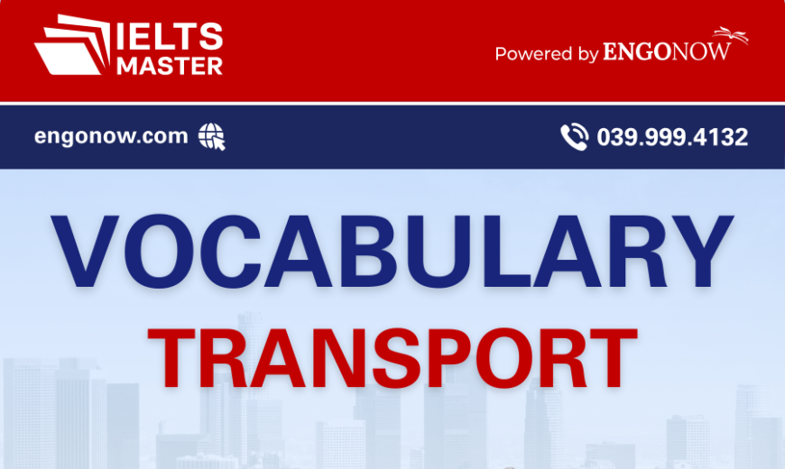 từ vựng tiếng anh chủ đề giao thông