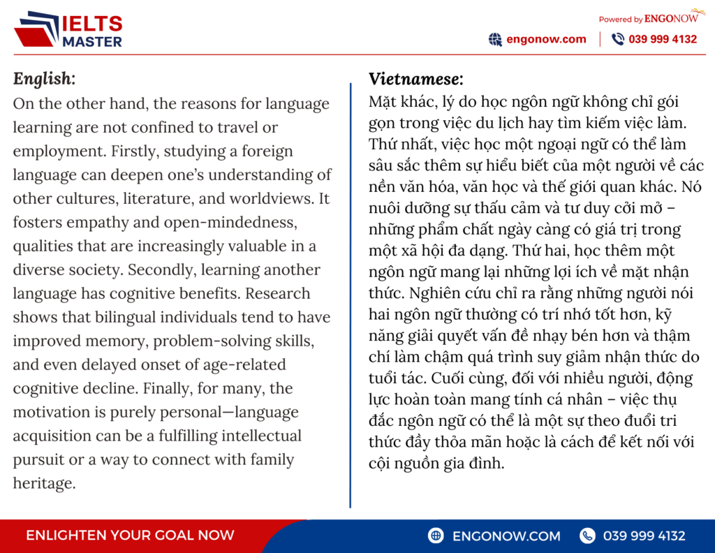 học ielts bình tân