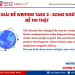 bài mẫu ielts writing task 2