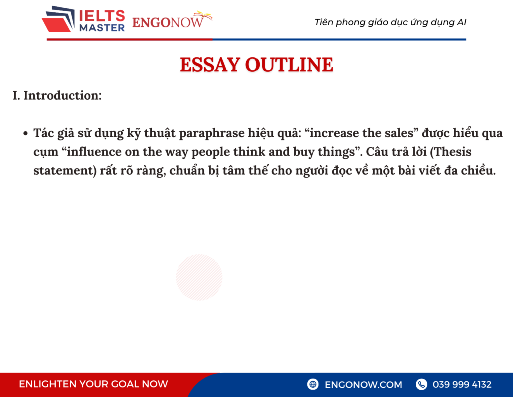 bài mẫu ielts writing task 2