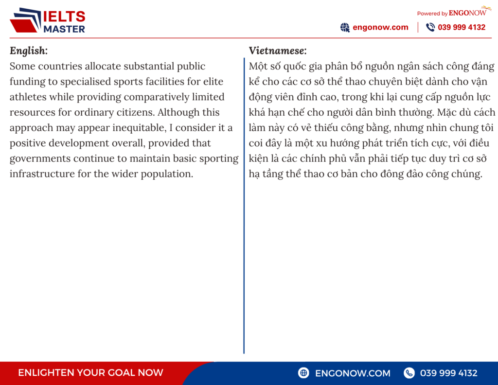 bài mẫu ielts writing task 2