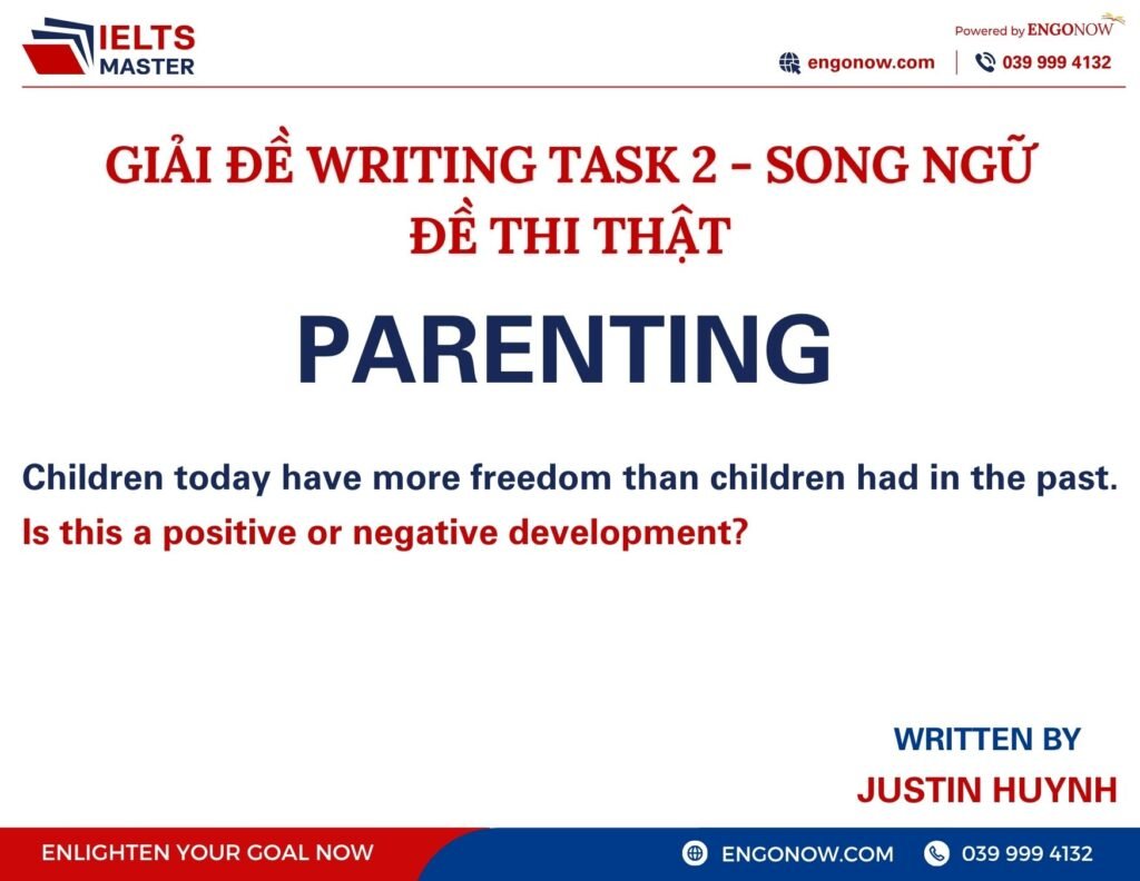 bài mẫu ielts writing task 2